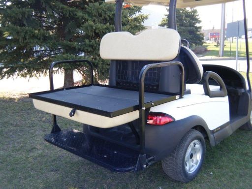 Golf Cart - Club Car White - Seat Down