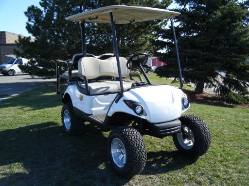 Golf Cart - Yamaha White