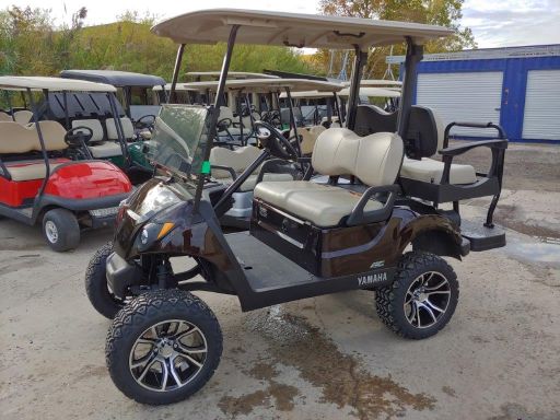 Golf Cart - Yamaha Brown Lifted