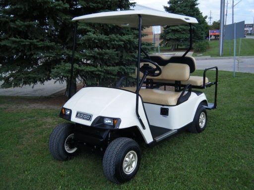 Golf Cart - E-Z-Go White