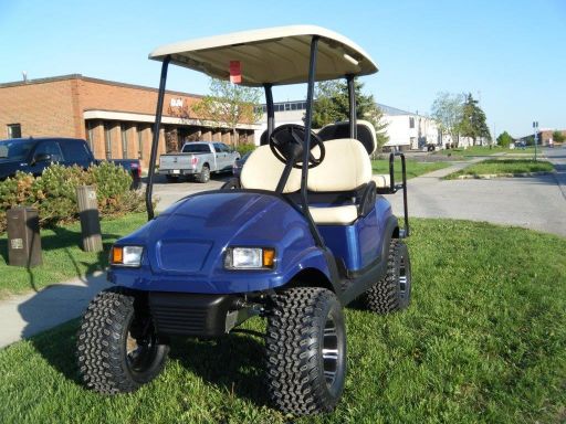 Golf Cart - Club Car Blue Lifted